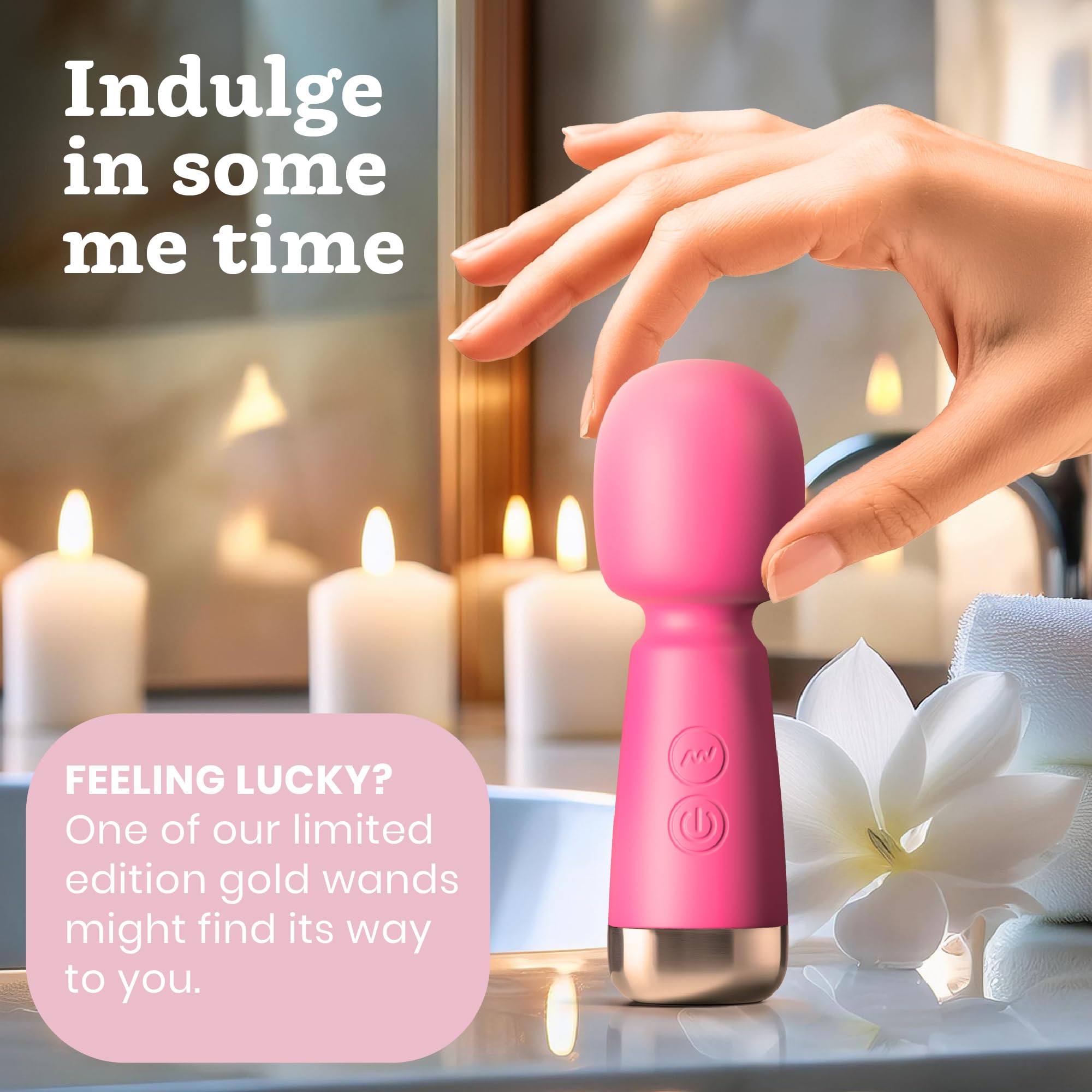 Oliver James Vibrator for Women - Mini Vibrator Wand Adult Sex Toys and Adult Toys for Women | 5 Patterns and 5 Speeds Women Sex
