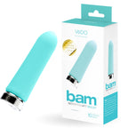 Vedo Bam Rechargeable Bullet, Tease Me Turquoise