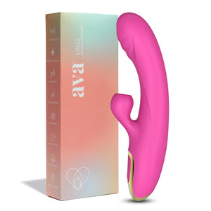 Ava Suction Lolli Dual-Function Vibrator - Sex Toys for All | G Spot Vibrator Personal Massager | Adult Toys for Couples Sex Toy