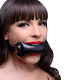 My Bondage Store BDSM Adjustable Mouth Gag Bite Down Breathable Sex Toy Restraints Kinky, Black