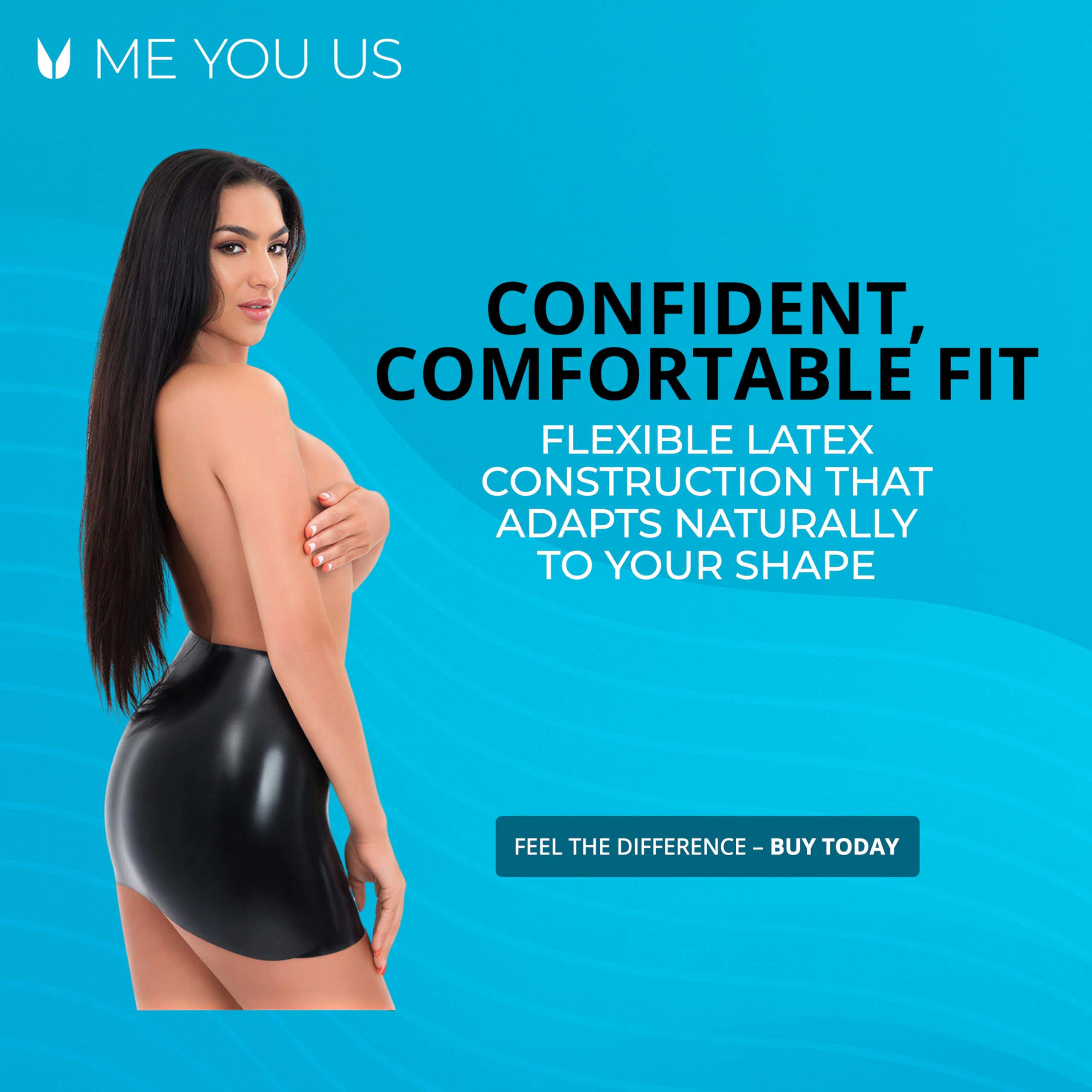 Me You Us Latex Mini Skirt Small
