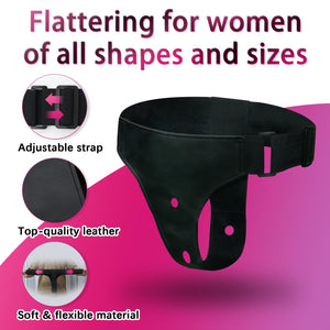 Strap on Dildo Harness Sex Toys for Couples Women, Strapless Double Dildo Thick Consoladores Realistic G Spot Anal Vibrator with