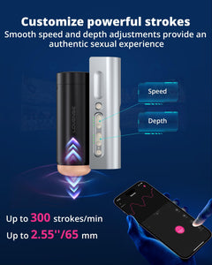 Lovense Solace Pro Automatic Male Masturbator,App Remote Control Thrusting Blowjob Machine with Immersive AI/VR Experience Adjus