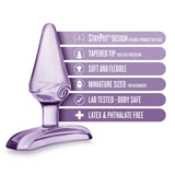 Blush Play With Me  Jolly Plug  Petite 275 Anal Plug  Tapered Head For Easy Insertion Perfect For Beginners  Base Anchor