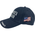 Trump MAGA Hat for Men & Women - Make Beautiful America Great Once Again - Charlie Kirk 47 - with American Flag - Navy