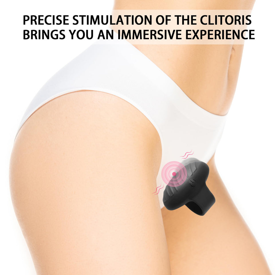 Sex Toys Finger Vibrator Mini Clitoral Stimulation Facial Eye Skin Care Tools 10 Vibration Modes Rechargeable Portable Silicone