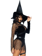 3 Pc Crafty Witch, Includes Sn - Medium / Black