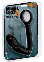 Topco Wildfire Down And Dirty 5 Inch Plug And Tug, Ass Plug And Cock Ring