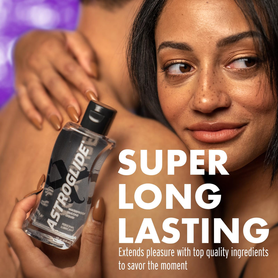 Astroglide Silicone Lube 5Oz  X Premium Personal Lubricant For Vaginal And Anal Sex  Extra Longlasting Silky Lube  Waterproof