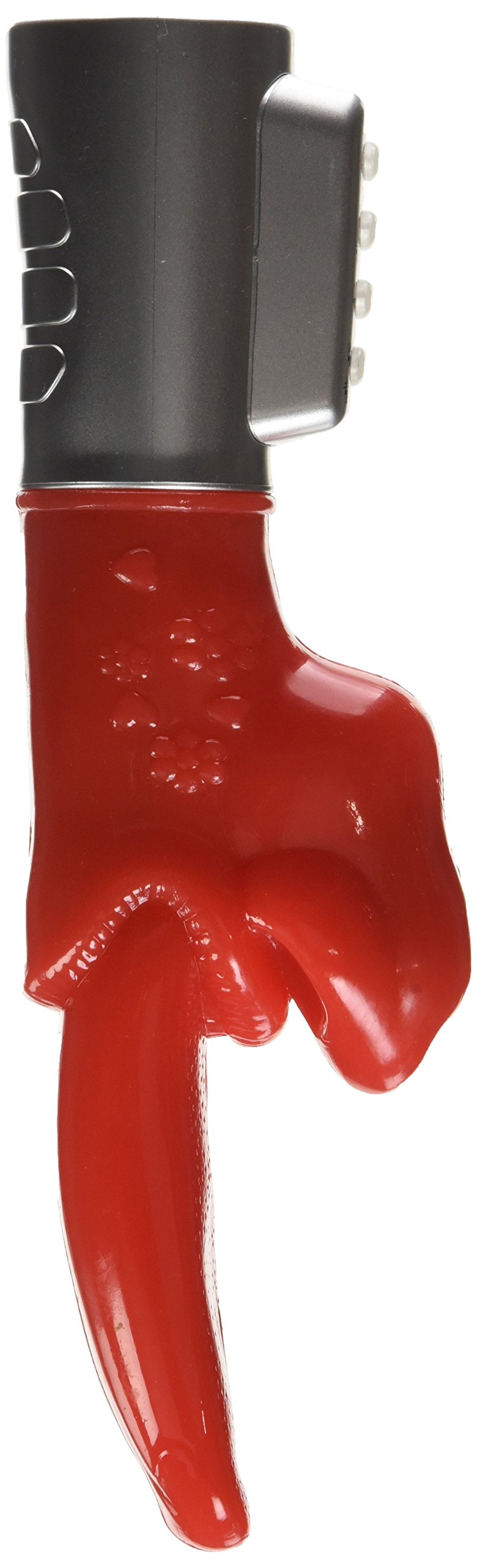 Golden Triangle Tongue Twister Vibrator, Red (Ugt298)