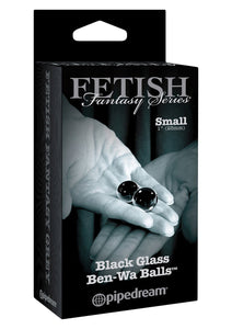 Black Glass Ben-Wa Balls Small, Black