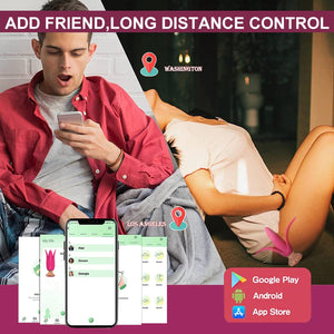 Anal Vibrator Plug Vibrator Sex Toy for Women 10 Vibrations Vibrator Butt Plug with App Sex Toy for Women, Portable Vibrator Pro