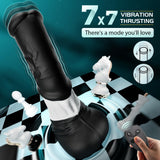 Thrusting Horse G-spot Dildo Vibrator - FYSHAVO 11.8'' 4IN1 Monster Big Dildo with Thrust & Vibrations, Fantasy Long Dildo App &