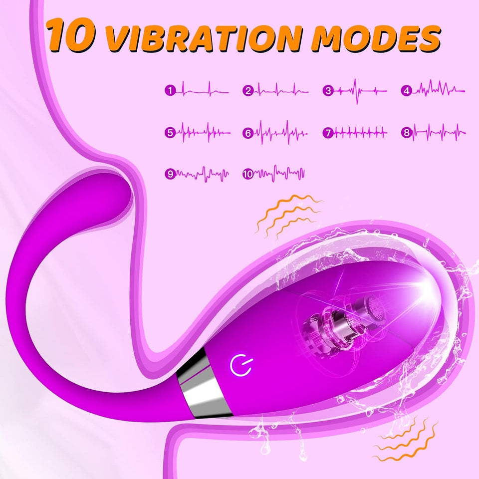 Remote Control Vibrator Bullet Wearable Egg Adult Toys, G Spot Vibrators Mini Panty Vibrator Rose Clitoral Stimulator for Vagina