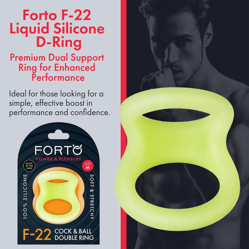 Forto F-22: D Ring Liquid Sil 53/55mm Gl