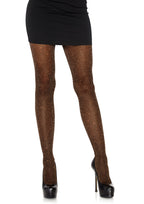 Leg Avenue Lurex shimmer tights Black/Copp Color