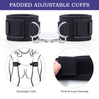 BDSM Bondage Sex Toys Restraints, Couples Sex Toy Handcuffs Adjustable Sex Cuffs Sex Restraints Straps Wrist-to-Thigh, Restraint