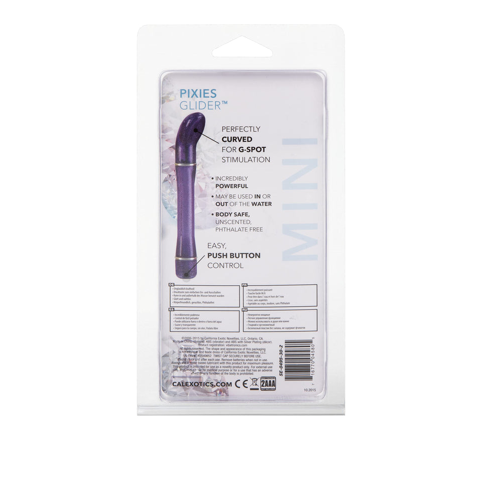 California Exotics Waterproof Pixies Glider Vibe, Purple