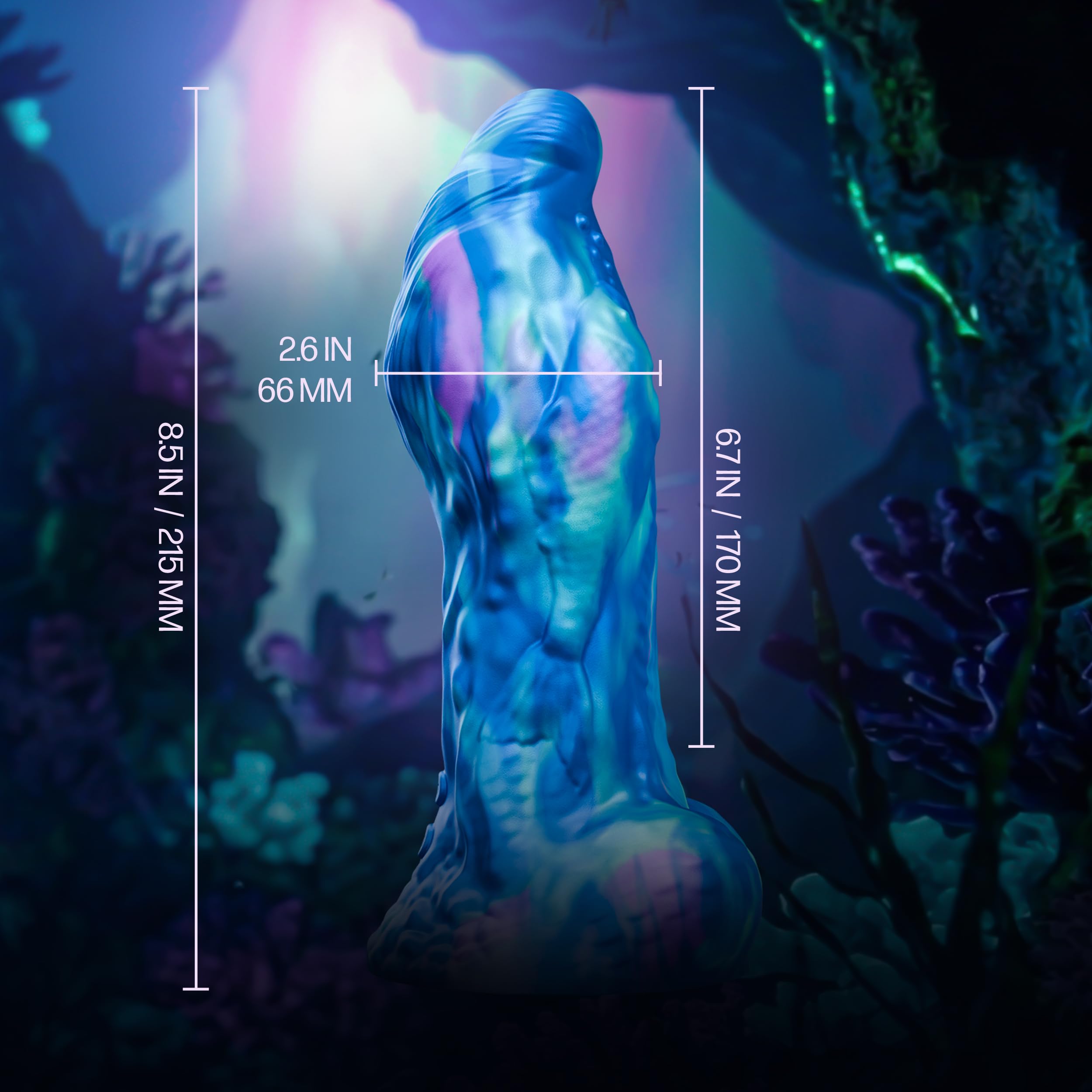 Tentra Marinus Sea Beast Vibr Dildo Blue