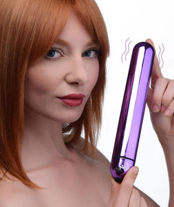(D) BANG! VIBRATING METALLIC X BULLET PURPLE