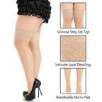 5 In Lace Lycra Sheer Stay Up
