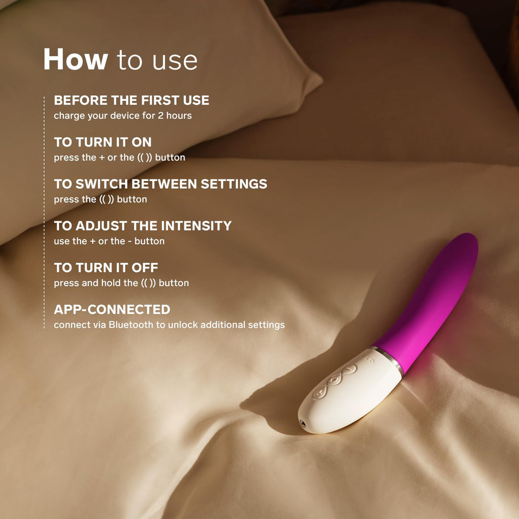 Lelo Liv 3 App G-Spot Vibrator Deep Rose