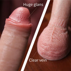 Soft Realistic Silicone Dildo Adult Sex Toys for Women and Couples, Suction Cup Hands-Free Play, Reproduction Handmade Real Dild