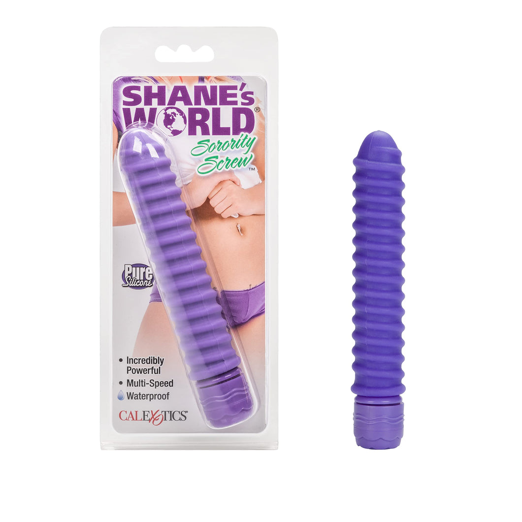 CalExotics Shanes World Sorority Screw, Purple
