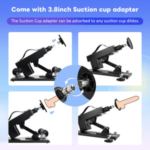 Sex Machine with Dildo and Suction Cup 3XLR Connector Attachments,Automatic Thrusting Machine for Women and Men,Love Machine Dev