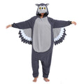 Wishliker Adult Owl Onesie Animal Pajamas Halloween Cosplay Costume Women Men One Piece