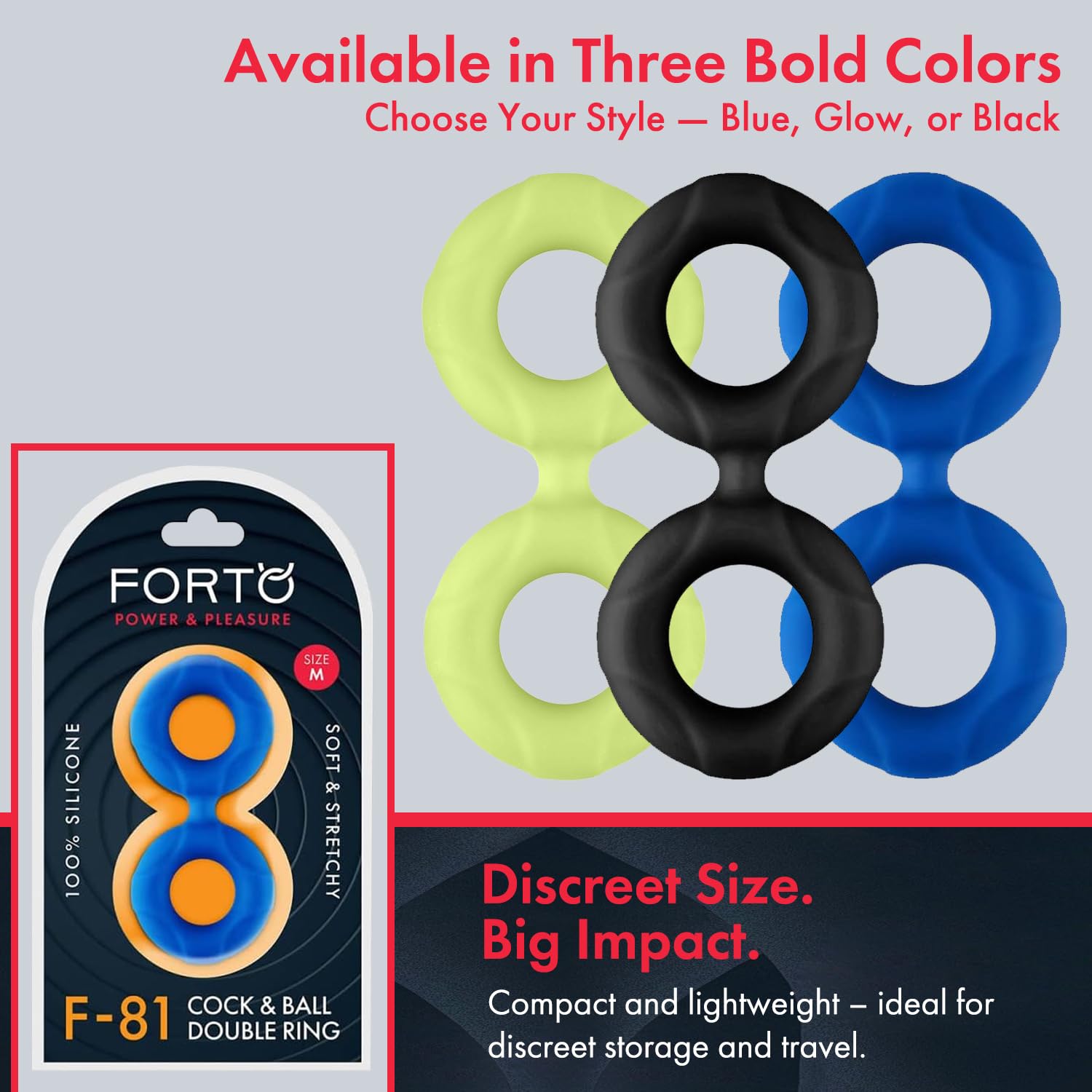 Forto F-81:Double Ring Liqu Sili 47mm Bl