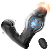 Inflatable Prostate Massager Anal Vibrator with 3 Expanding & 10 Vibrating Modes, Remote Control Heating Butt Plug Sex Toys P Sp
