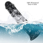 Black Realistic Dildo,7 Inch Small Dildo With Strong Suction Cup For Hand-Free Play, Adult Sexy Toy For Men Women Female Couples