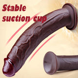 12 Inch Extra Large Thick Giant Realistic Black Dildo with Suction Cup, 1.8 '' Wide XXL Fat Anal Dildo Strap On Female Male Sex