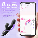 Vibrator Sex Toys for Women - Rabbit Vibrator with 10 Vibrating 7 Thrust Modes with Licking, G Spot Vibrator Clitoral Vibrators