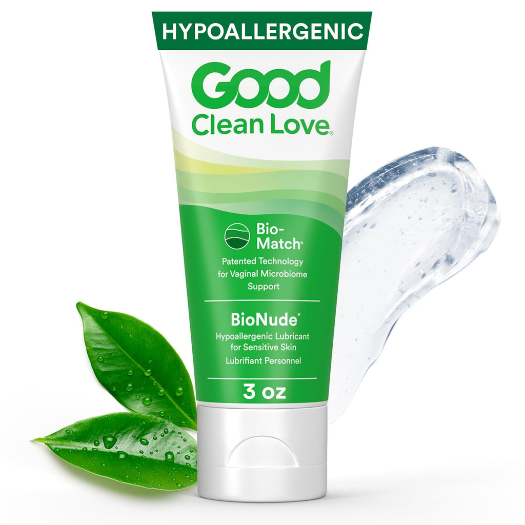 Good Clean Love Bionude Ultra Sensitive Personal Lubricant, Hypoallergenic Unscented & Unflavored Water-Based Lube, Safe For Adu