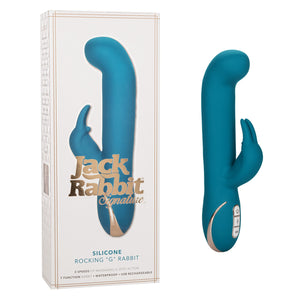 CalExotics Jack Rabbit Signature Collection Rocking G Rabbit - Waterproof Silicone Vibrator Sex Toys for Couples - Luxury Adult 