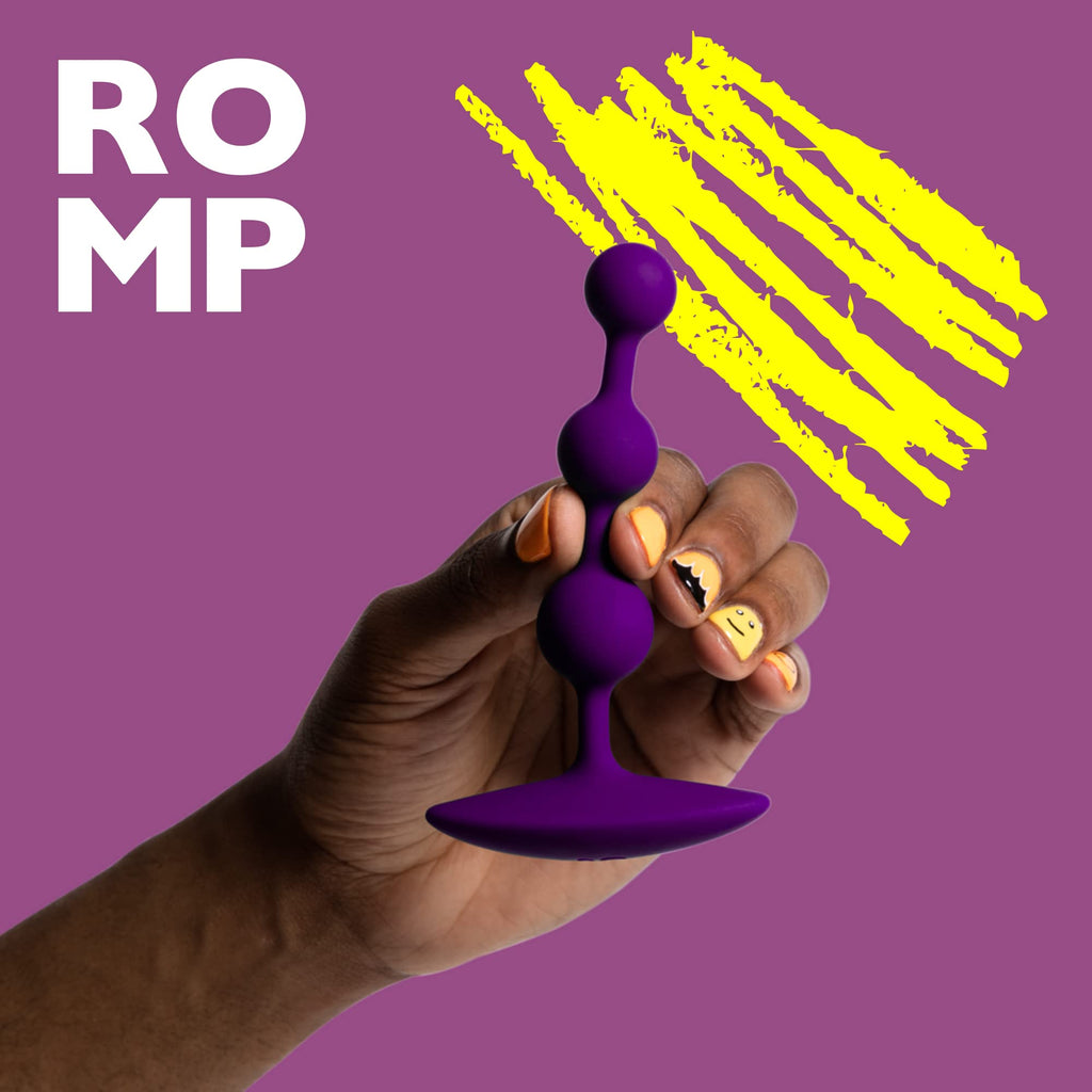 ROMP Amp Anal Beads | Adult Toys | Sex Toys for Men Women & Couples| 5 Inch Silicone Graduated Beads for Stimulation | Prostate
