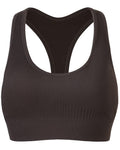 AUROLA Power Racerback Sport Bra for Women,Seamless Padded Active Workout Gym Yoga Crop Tank Top