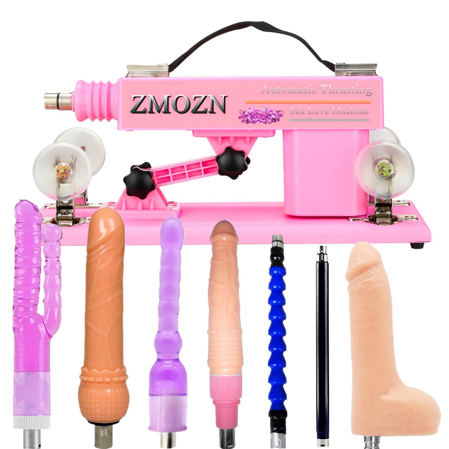 ZMOZN Automatic Sex Machine Adult Sex Toys Thrusting Dildo Machine with 3 XLR Connector Fucking Machine 6 Attachments for Women