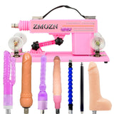 ZMOZN Automatic Sex Machine Adult Sex Toys Thrusting Dildo Machine with 3 XLR Connector Fucking Machine 6 Attachments for Women