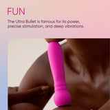 Femme Funn Ultra Bullet Vibrator - 20 Powerful Modes Usb Rechargeable & Whisper Quiet Bullet Massager Vibrators For Women