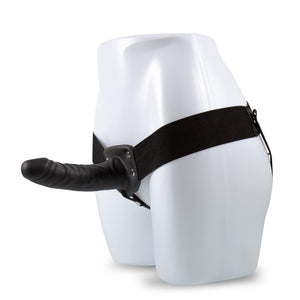 Dr. Skin - 6In Hollow Strap On - Black