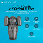 Me You Us Dual Power Vibr Masturb Sleeve