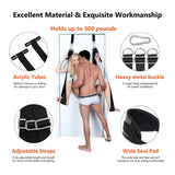 Adult Sex Toys BDSM Door Sex Swing with Seat, 9 Pcs Sex Toys Bondage Set with Penis Ring, Eye Mask, Feathers Whip, DIY Bondage S