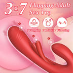 Vibrator Dildo Rabbit Sex Toys -LOVENOTE G Spot Vibrator Massager for Women Clitoral Nipple Stimulation, 3 in 1 Sex Toys with 14