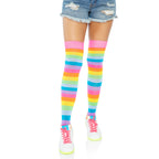 Acrylic neon rainbow thigh hig