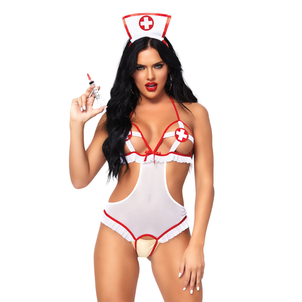2 PC Naughty Nurse, includes c
