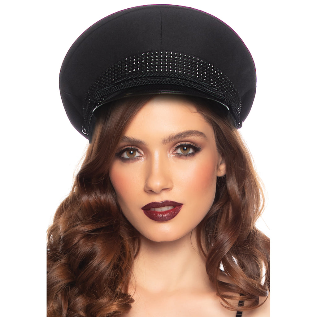 Officer Hat - O/S / BLACK