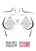 Cambria adhesive jewel nipple - O/S / CLEAR